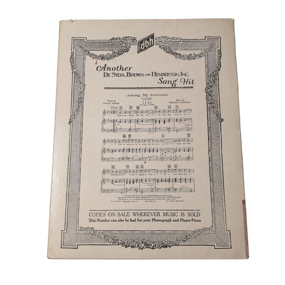 Here Am I Broken Hearted 1927 Vintage Sheet Music Piano Voice Easy Listening - Picture 2 of 2